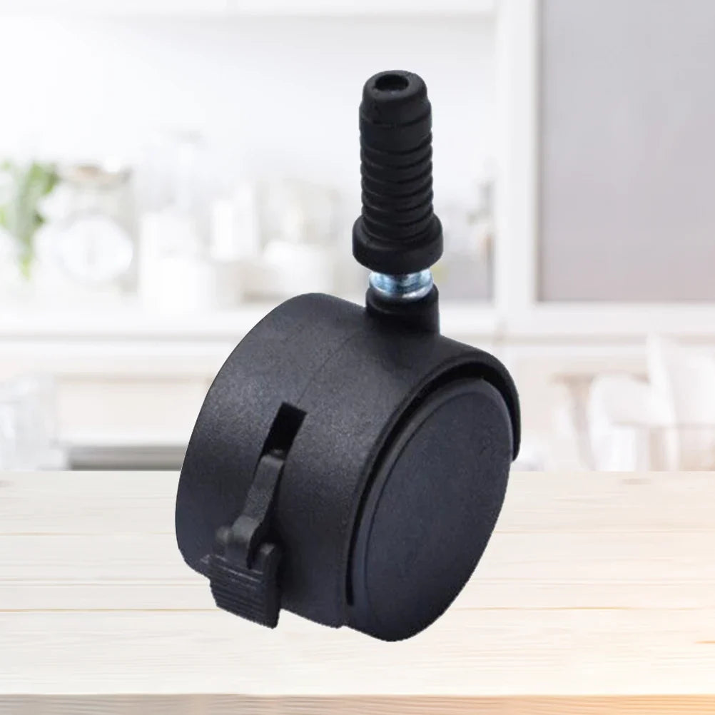 Swivel Caster Wheels Black Furniture Casters Office Chair Wheel 360