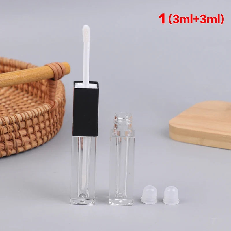 Double-Ended Refillable Clear Lip Gloss Tube | DIY Makeup