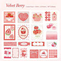 Berry Sea Salt Film Series Handheld Sticker Decoration Base Collage