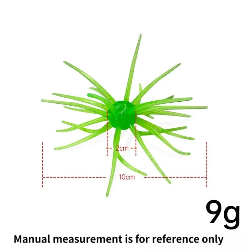 Floating Sea Urchin Soft Lure 11cm 9g – Bionic Spiky Ball Bait