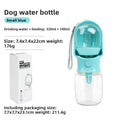 Portable Dog & Cat Water Bottle with Food Storage | Travel Pet Bowl
