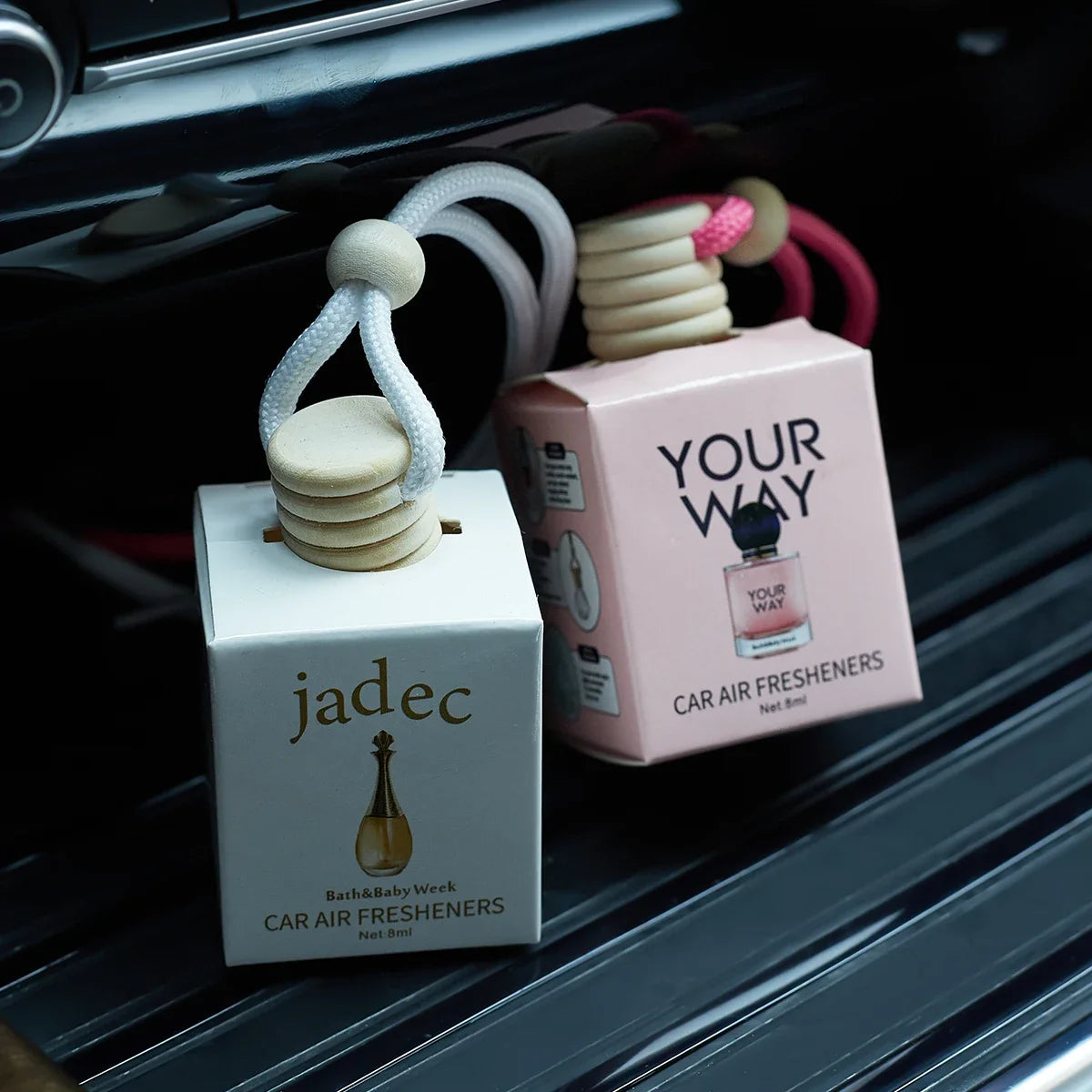 Perfume Bottle Car Air Freshener – Long-Lasting Scent