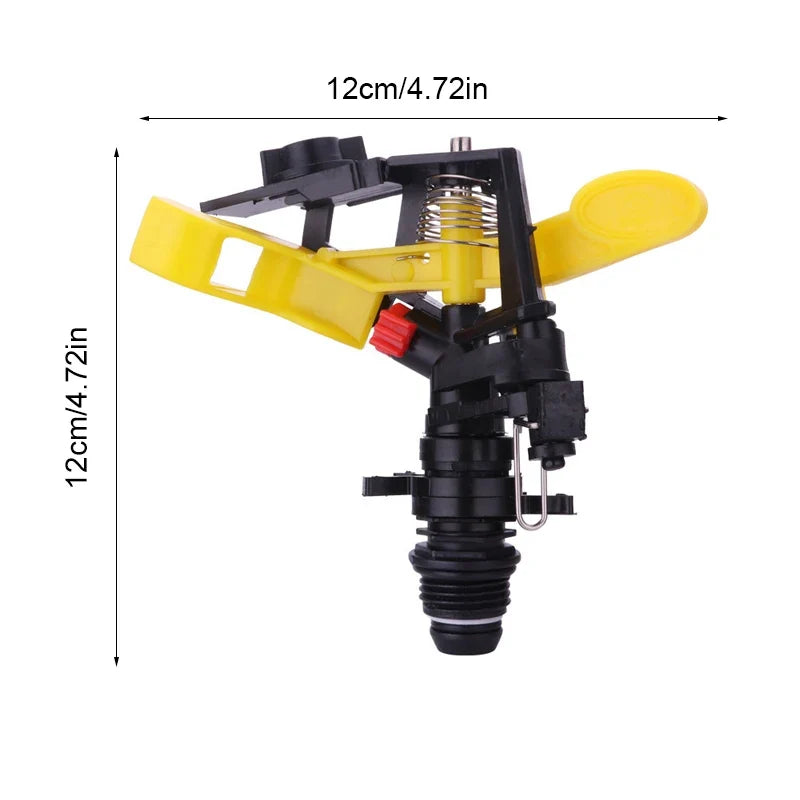 1 2 3 4 Male Thread 360 Degree Rotatable Plastic Sprinklers Rocker