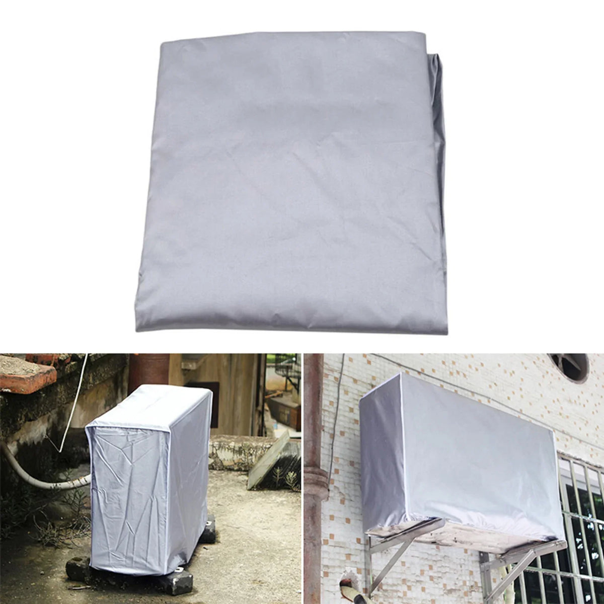Outdoor Air Conditioner Cover – Windproof, Waterproof & Dustproof