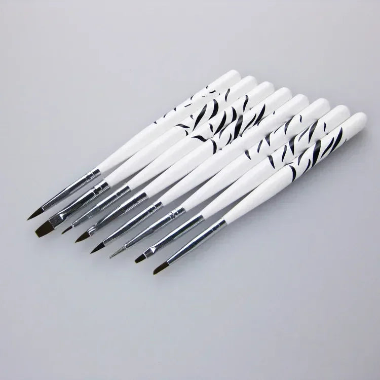 7PCS Nail Art Brush Kit – Dotting Pen Set with Storage Box
