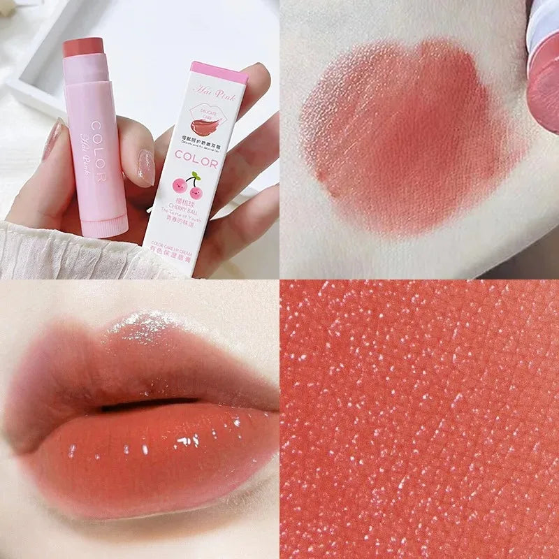 REAROYA Korean Lip Balm Glaze – Moisturizing Lipstick 3 Colors