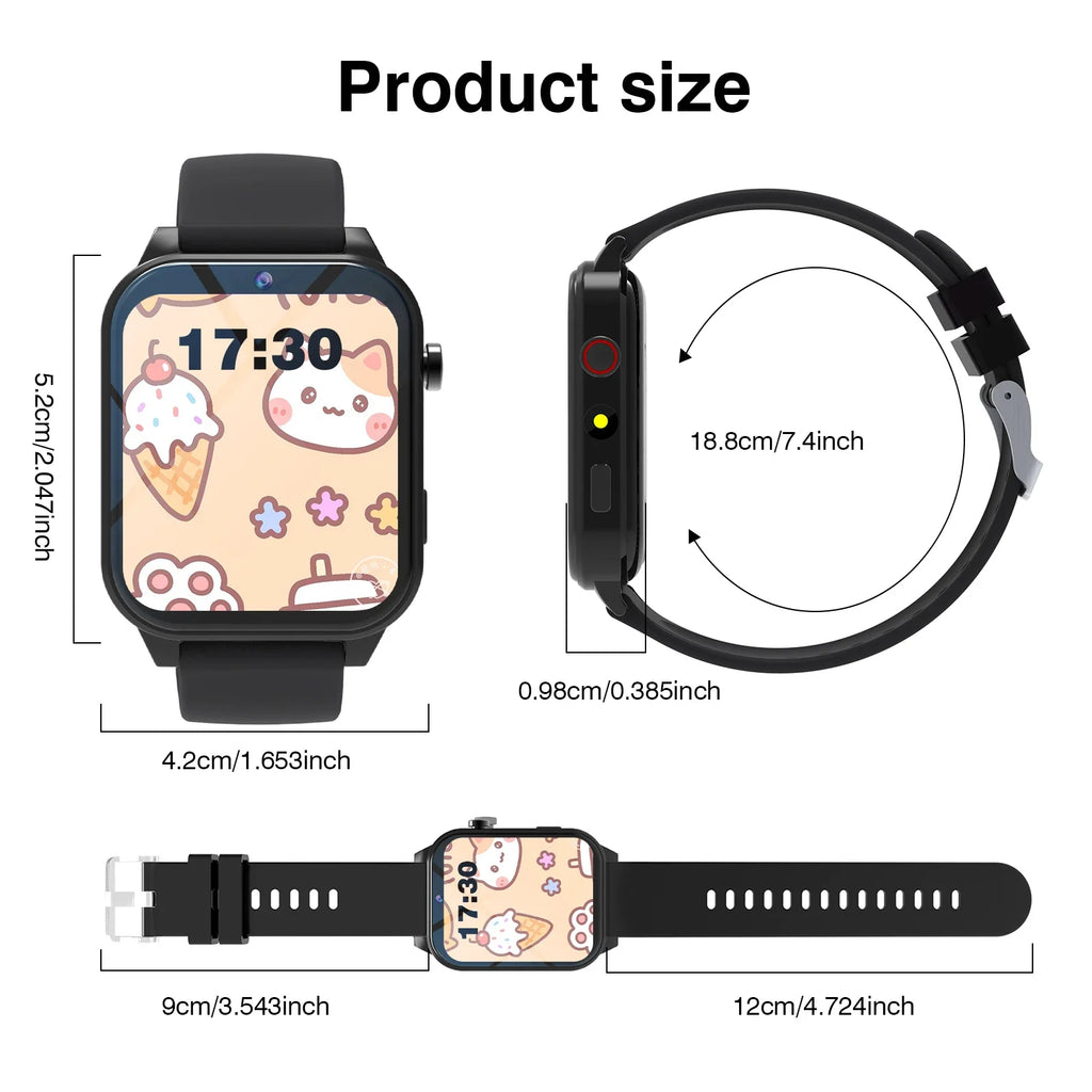 Kids Smart Watch 1.83" | Camera, 18 Games, Photo Album