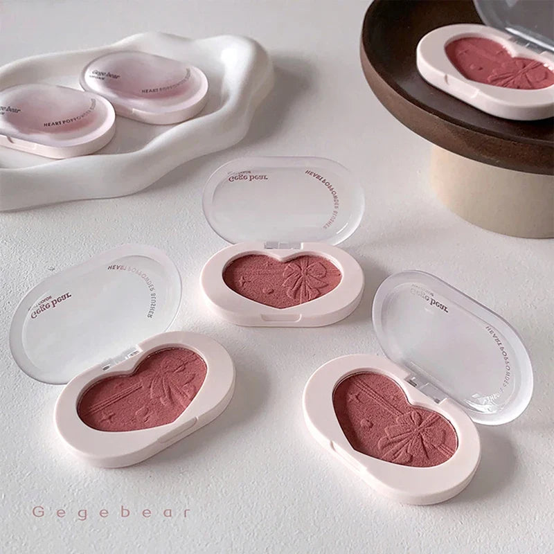 Single Heartbeat Cream Blush Silky Texture Long-lasting Natural