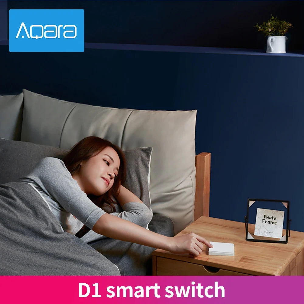 Aqara D1 Smart Wall Switch Zigbee Wireless Remote Control Key Light