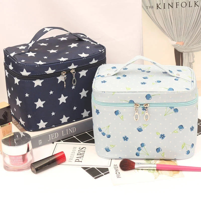Large Waterproof Makeup Bag – Women's Travel Cosmetic Organizer