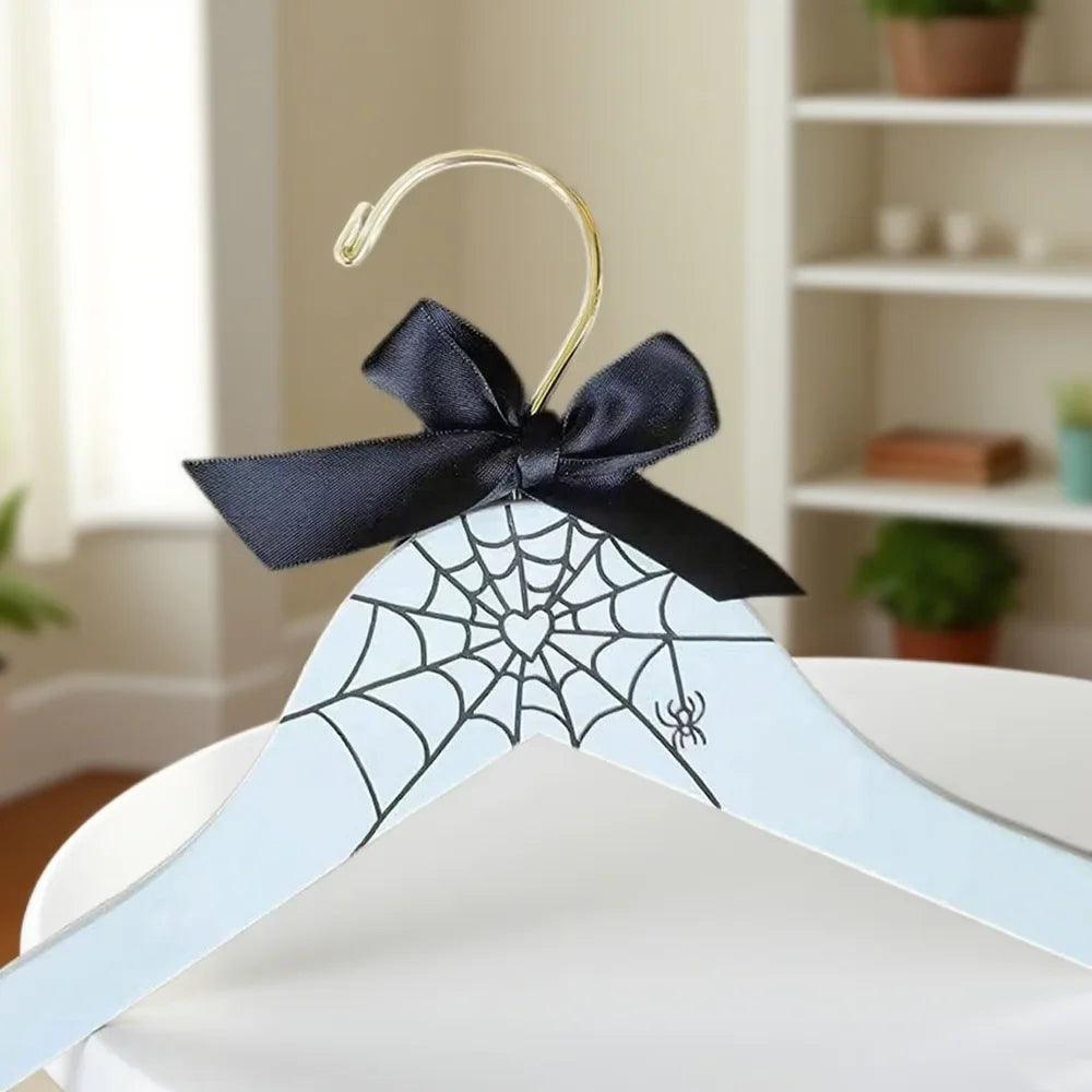 Halloween Spider Web Bridal Dress Hanger | Wedding Gift