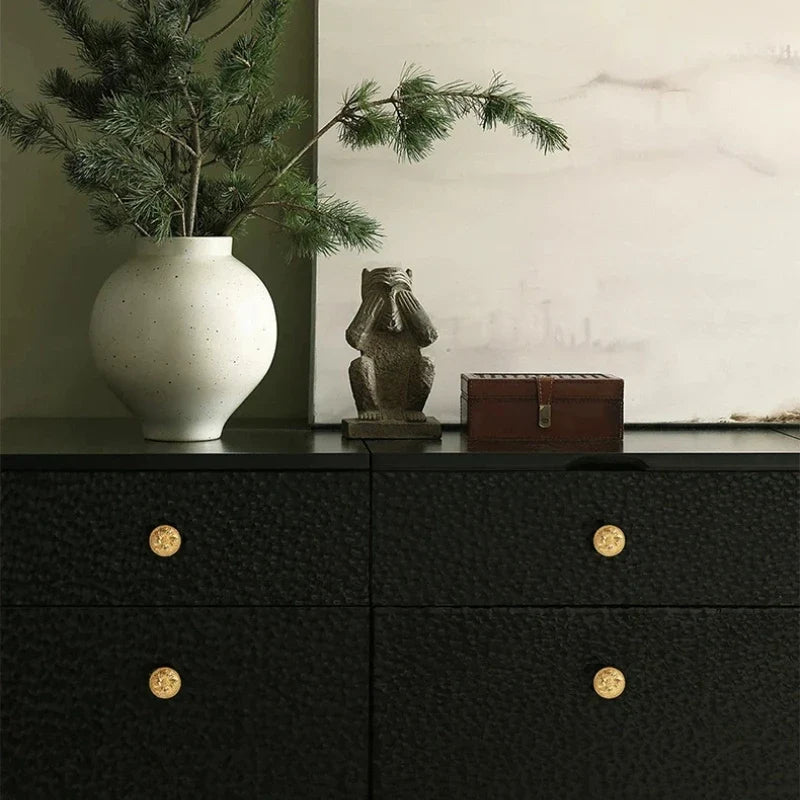 Gold Plated Brass Cabinet Handle | French European Luxury