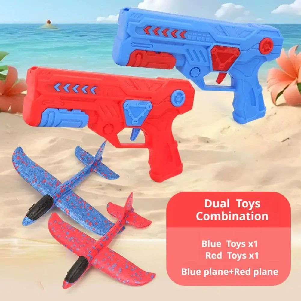 Foam Plane Catapult Launcher Toy for Kids – Outdoor Flying Fun