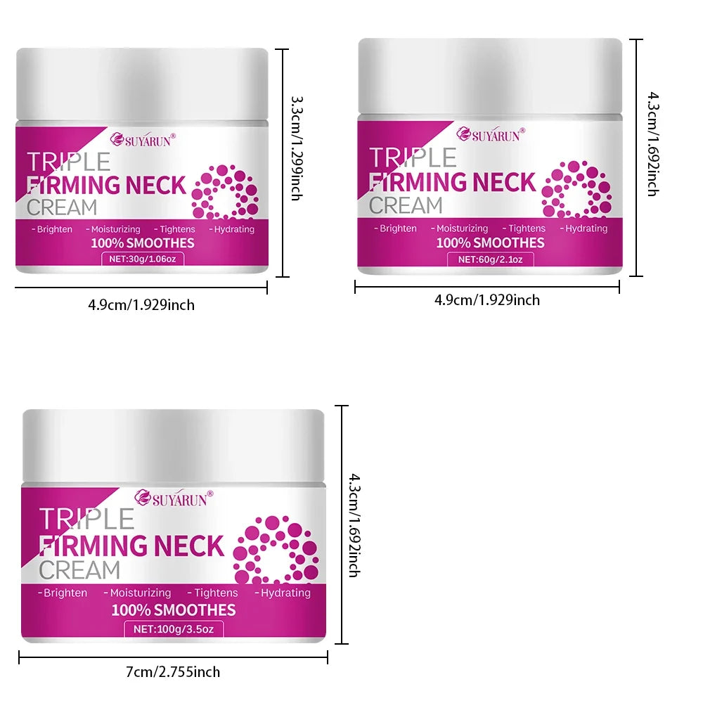 SUYARUN Triple Lifting Neck Cream – Collagen, Retinol & Hyaluronic Acid