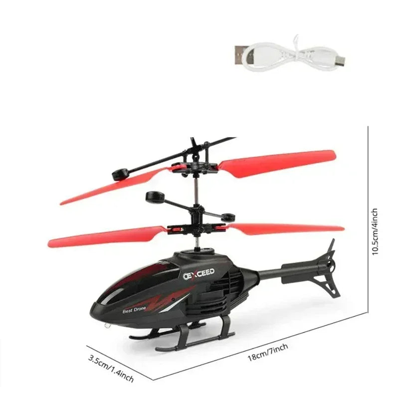 Mini RC Helicopter Drone Toy – App-Controlled & Rechargeable