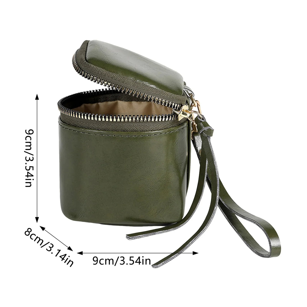 Ladies Elegant PU Coin Purse – Compact Mini Wallet for Women