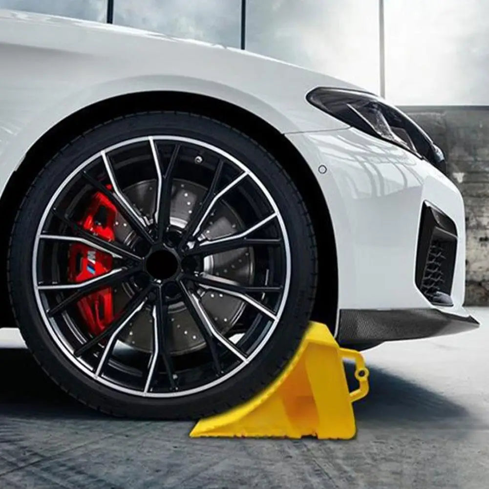 1 Car Wheel Chock Portable Anti-slip Tire Stop Block RV Truck Trailer