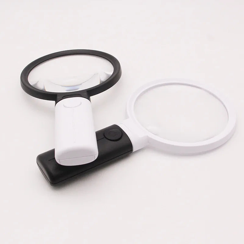 10X 30X LED Magnifying Glass – 110mm Large Lighted Magnifier