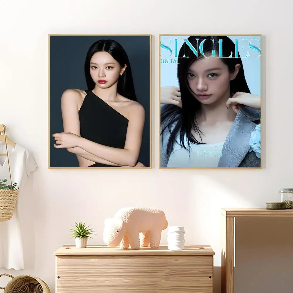 Lee Hye-ri HD Waterproof Poster Stickers | K-Drama Fan Décor