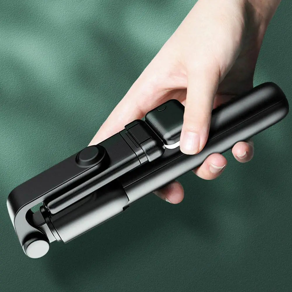 Extendable Selfie Stick Tripod with Wireless Remote & Fill Light