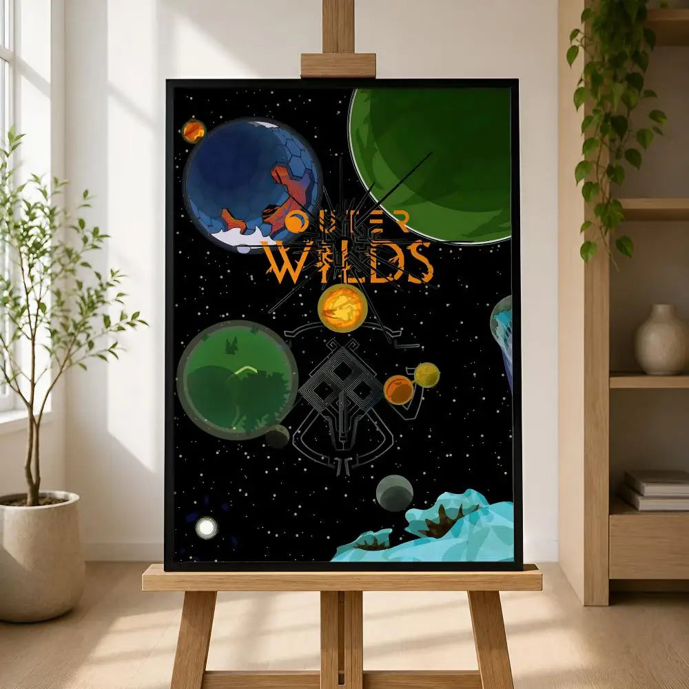 Outer Wilds PVC Wall Poster – Peel & Stick HD Game Art
