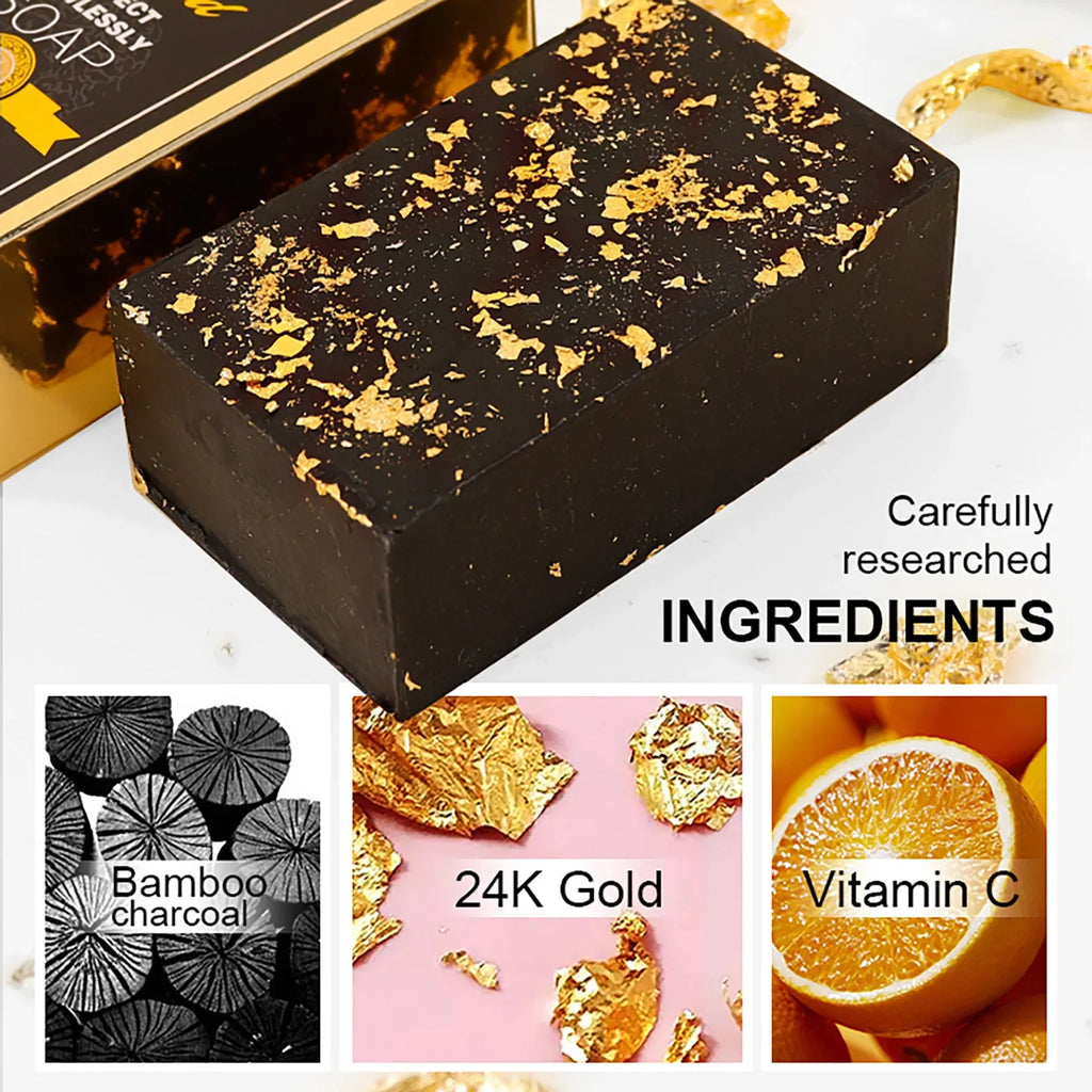 AILKE 24K Gold Foil Brightening Soap | Even Skin Tone 200g