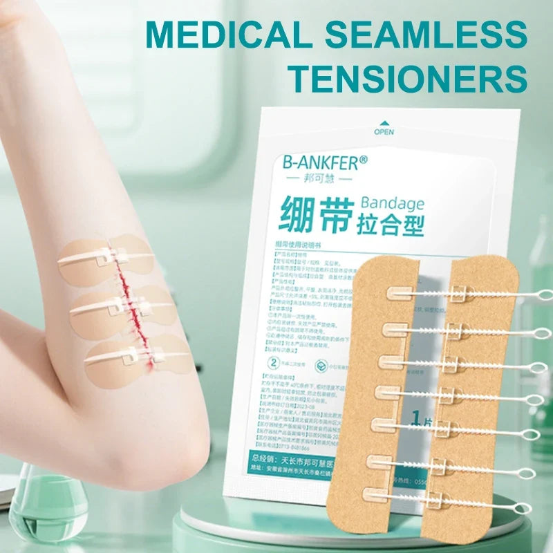 Zipper Wound Closure Patch – Sutureless Hemostatic Bandage