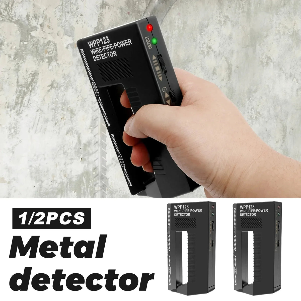 Handheld Wall Scanner Metal Detector & AC Wire Finder Tool