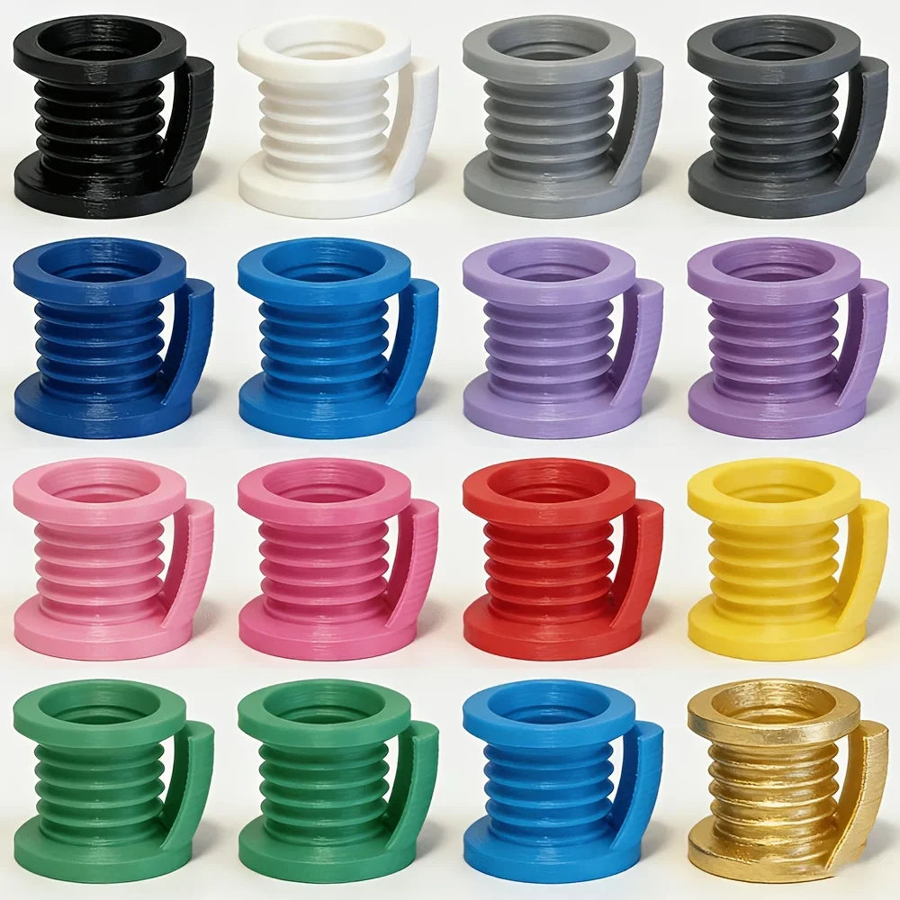 Random Crochet Finger Yarn Protective Sleeve Plastic Thumb Index