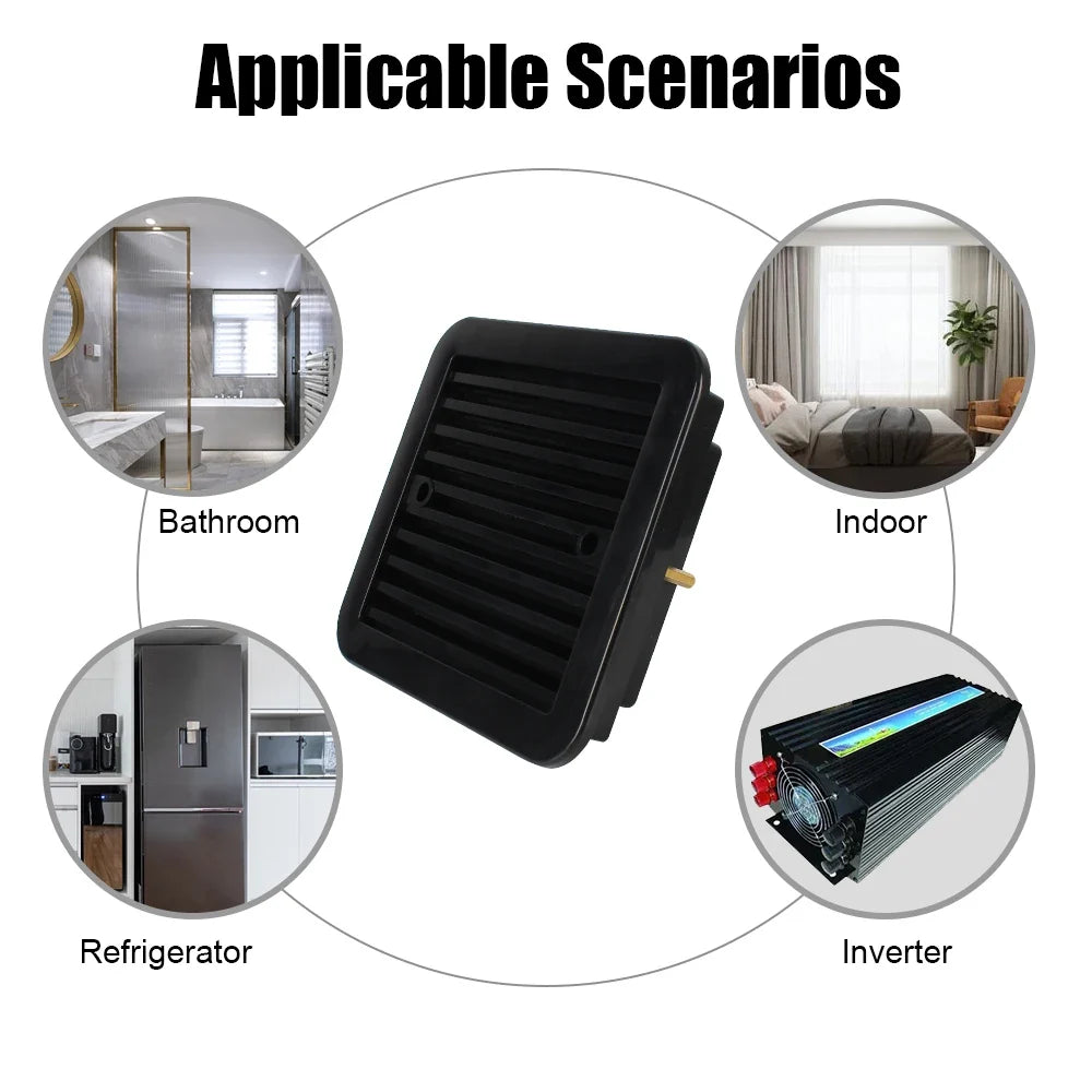 RV Fridge Vent Fan 12V – Silent Caravan Exhaust Ventilation