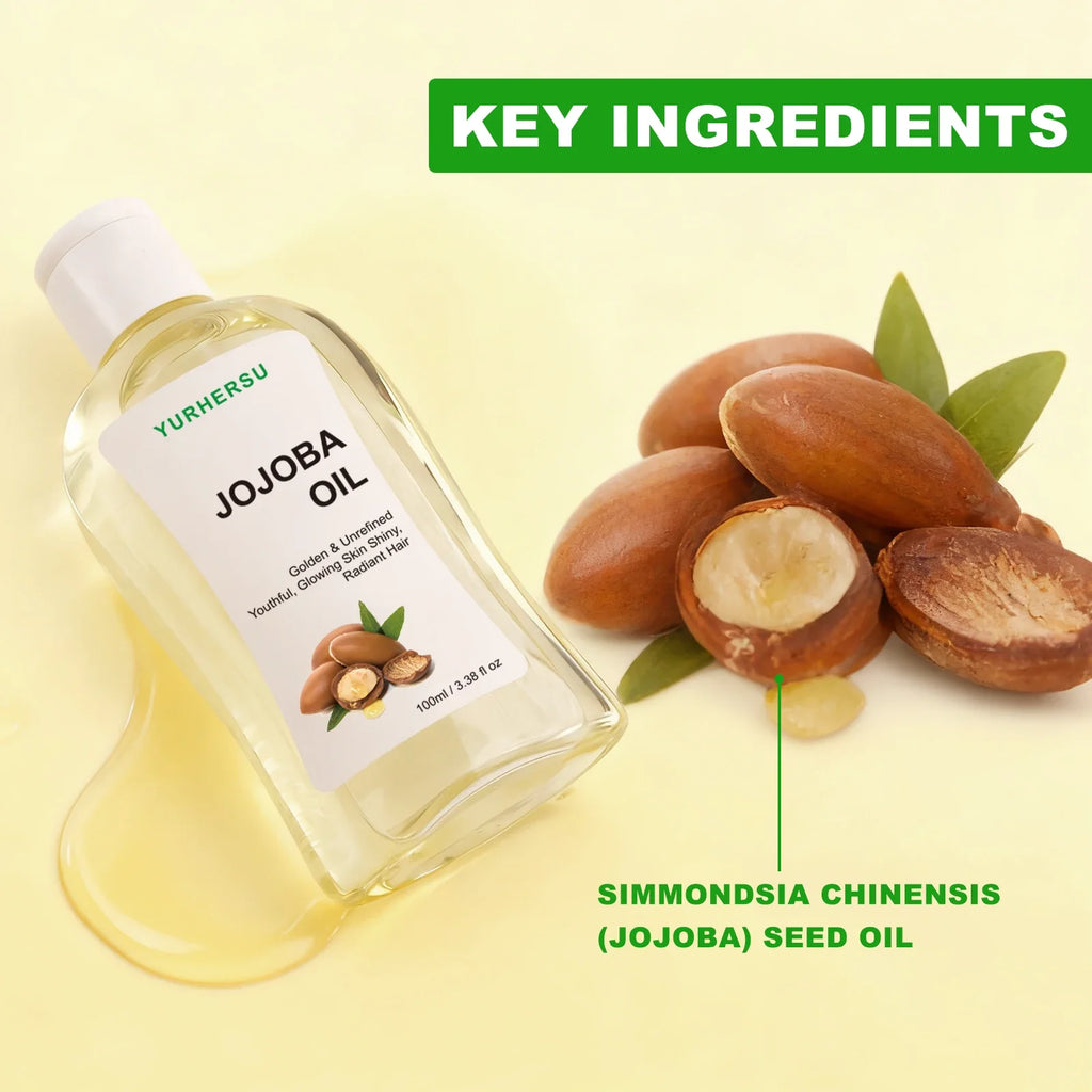 100% Pure Jojoba Oil for Hair – Anti-Frizz & Deep Hydration 100ml