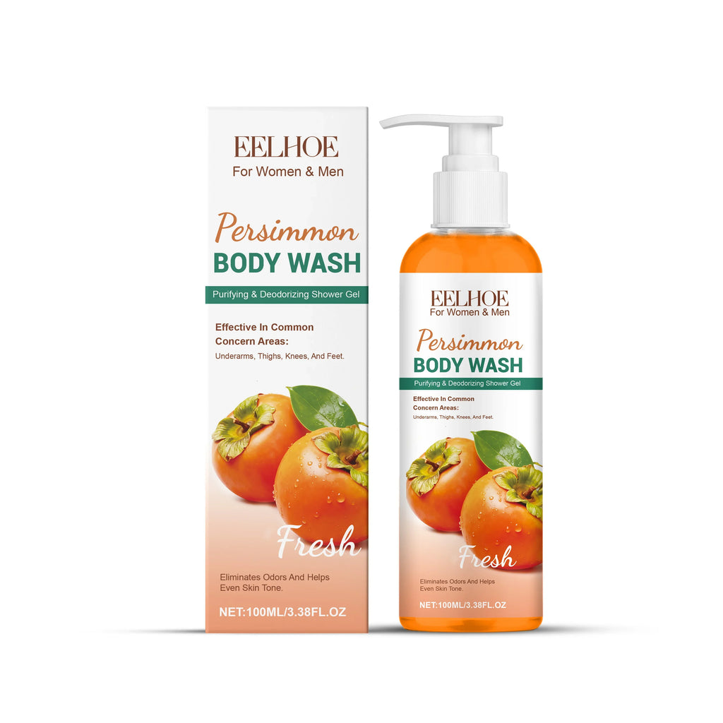 Eelhoe Persimmon Body Wash – Exfoliating Odor-Control Shower Gel