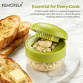 KEMORELA Mini Garlic Press Crusher – Handheld Ginger Masher
