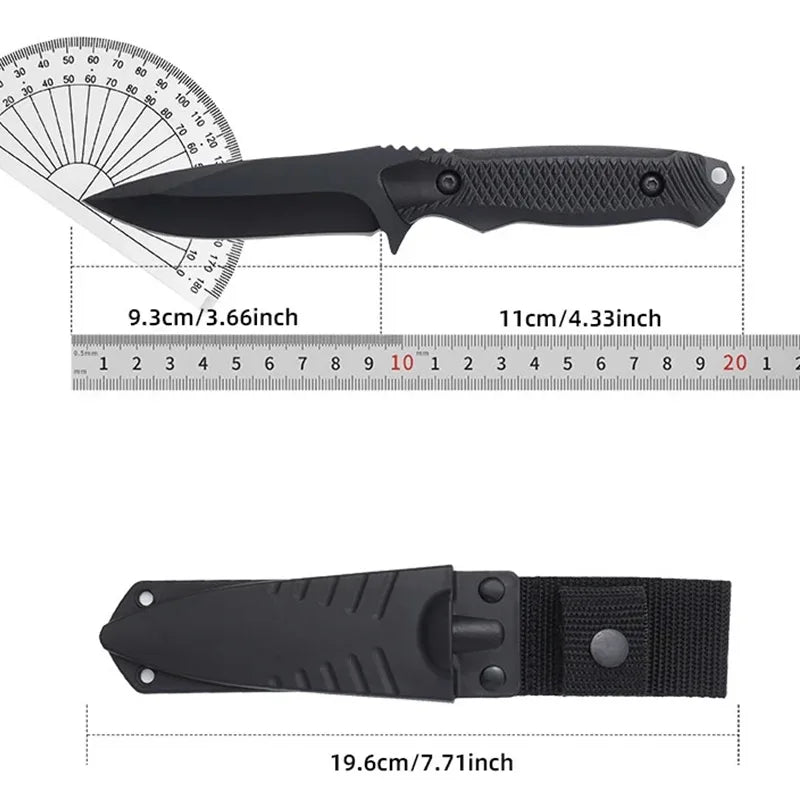 PLYS Dragon Bone Fixed Blade Knife – Outdoor Stainless Steel