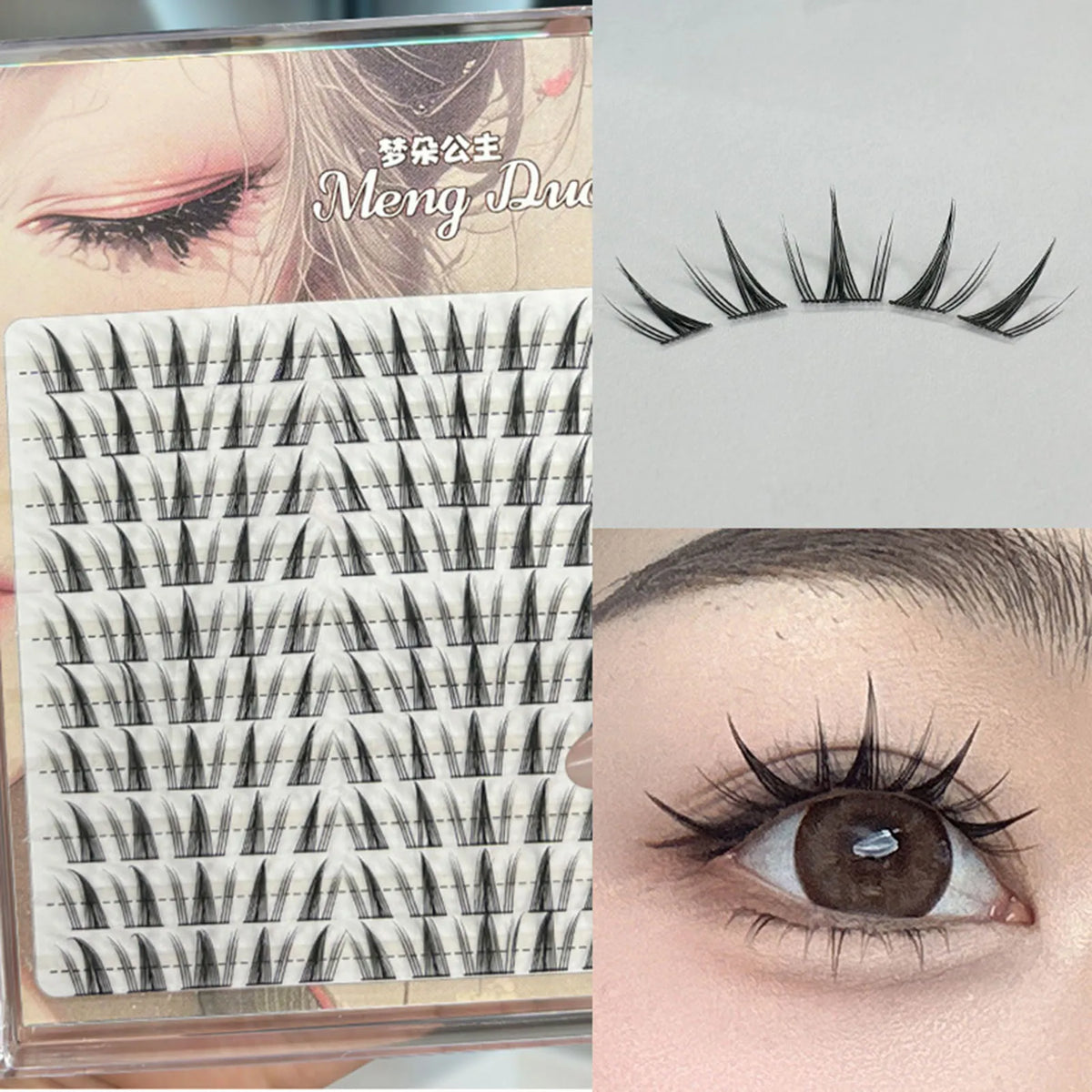 DIY Cluster False Eyelashes | Individual Lash Extensions Bundles