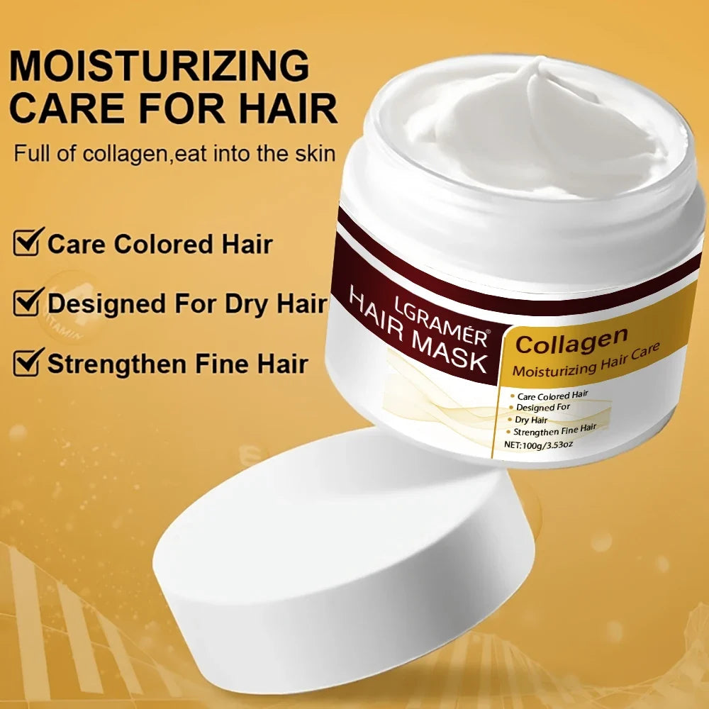 Keratin Collagen Hair Mask – Repair Dry Frizzy Damaged Hair