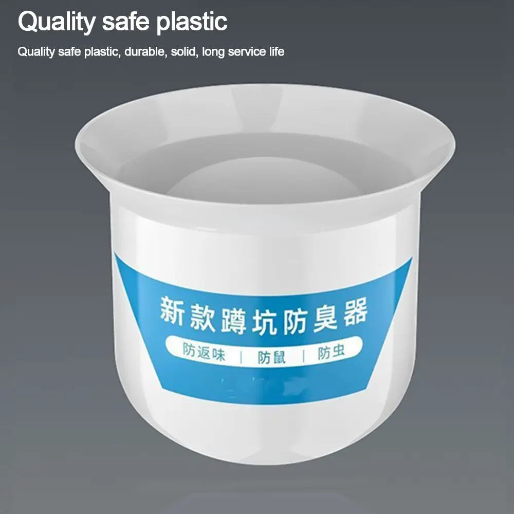 Anti-odor Squatting Pan Anti-smell Plug White Deodorize Anti-blocking