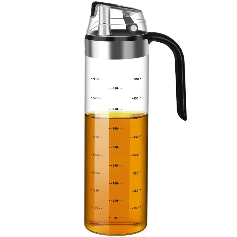 KEMORELA Glass Oil & Seasoning Dispenser Bottle | Drip-Free