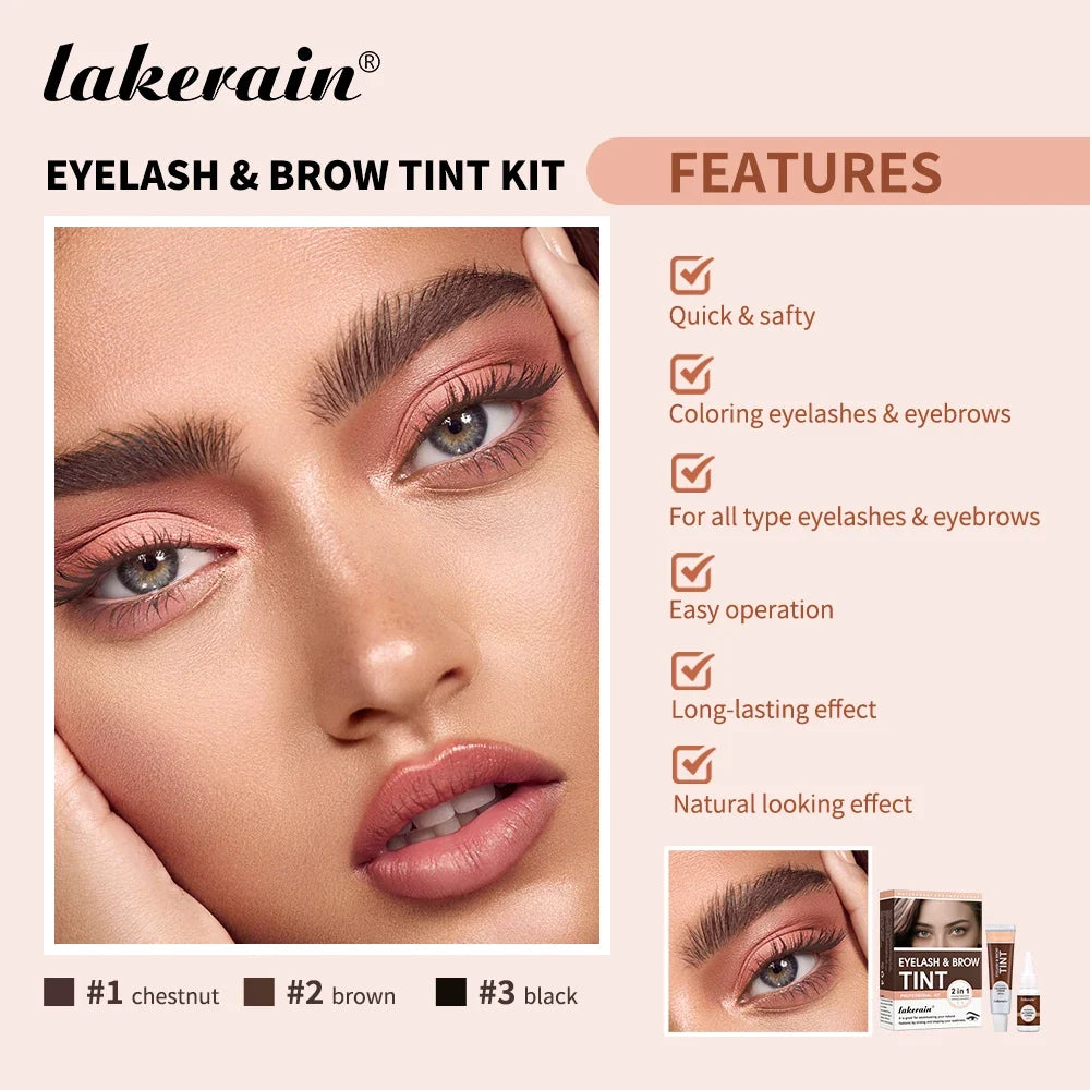 Natural Eyelash Tinting Quick Eyebrow Enhancer 3 Colors Available