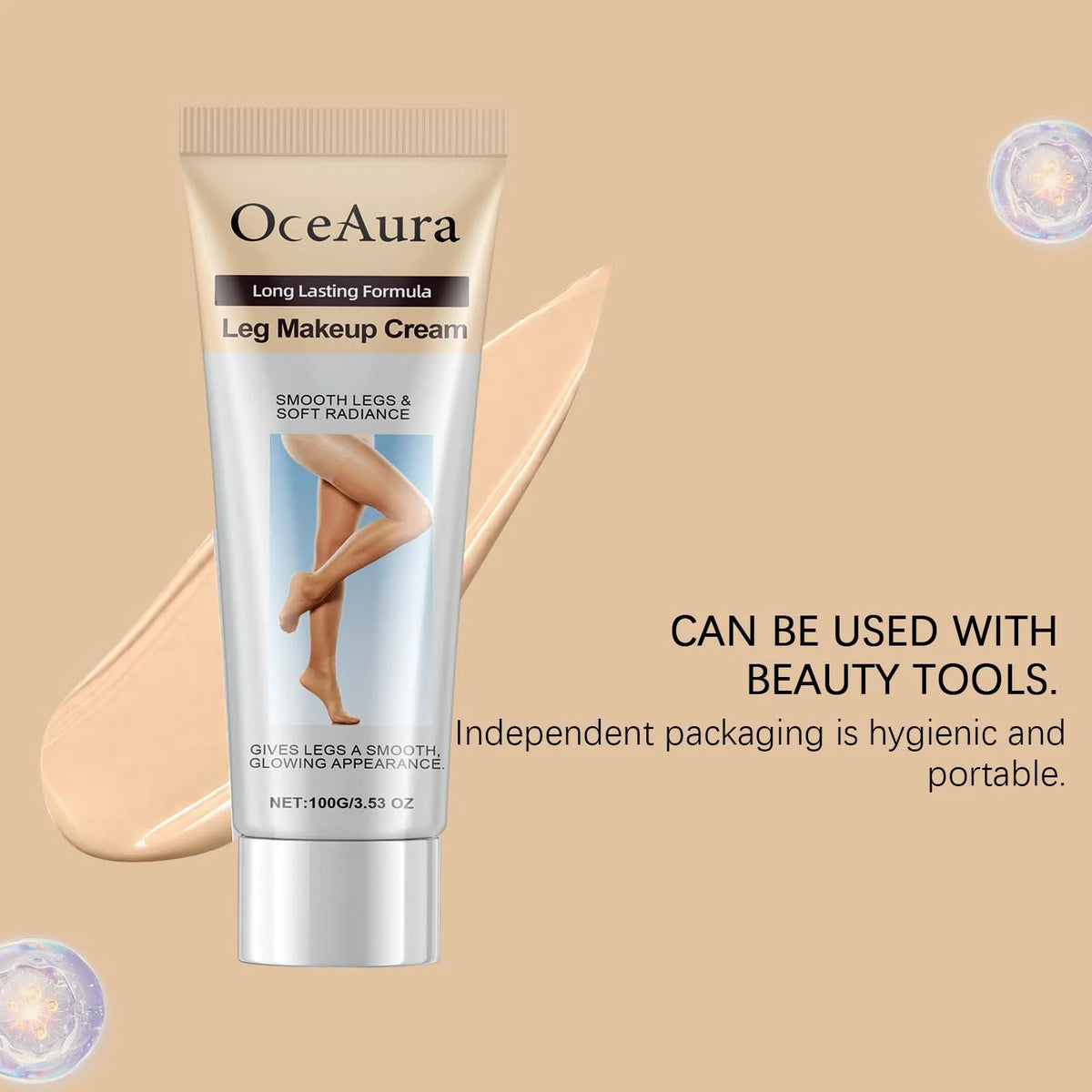 OceAura Leg Makeup Cream | Body Foundation & Concealer 100g