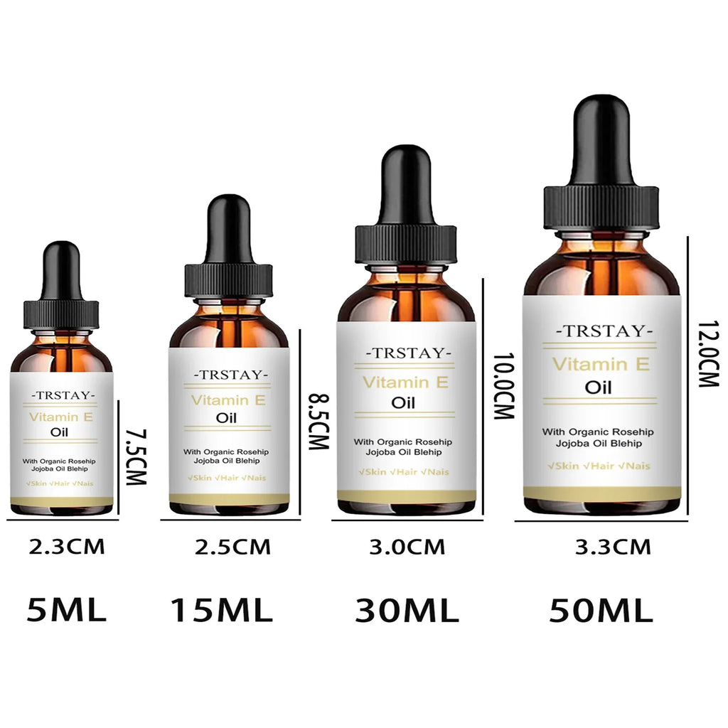 Vitamin E & Jojoba Face Serum Oil – Brighten & Firm Skin