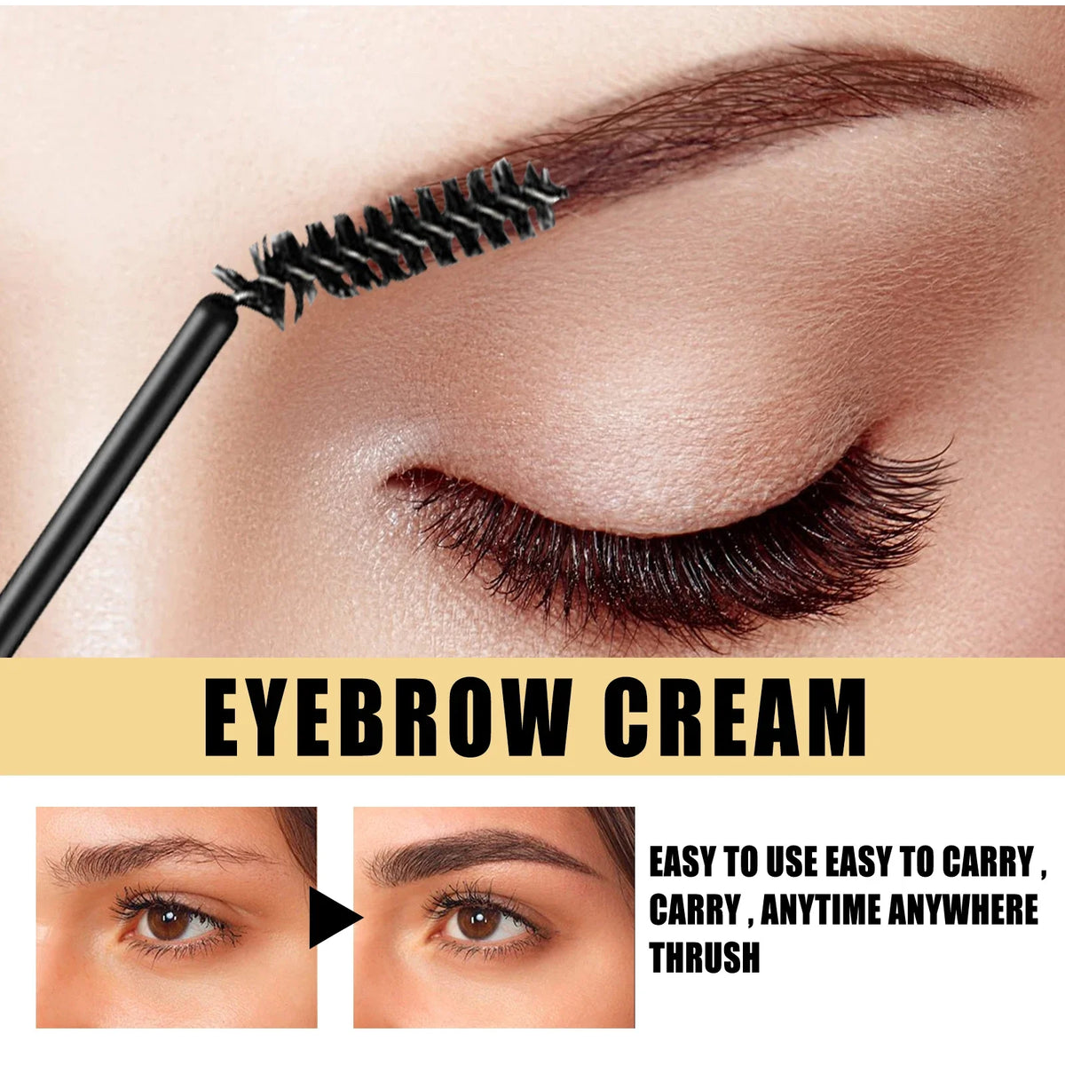 Eelhoe Clear Brow Gel – Smudge-Proof 3D Eyebrow Shaper