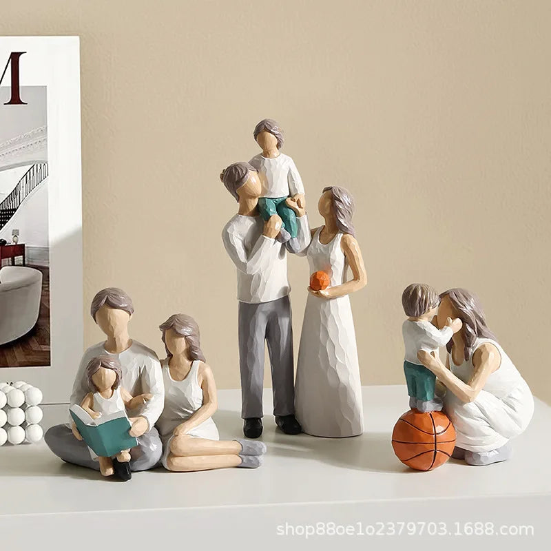 Figure Tabletop Decoration Living Room Home Arts Crafts Creative