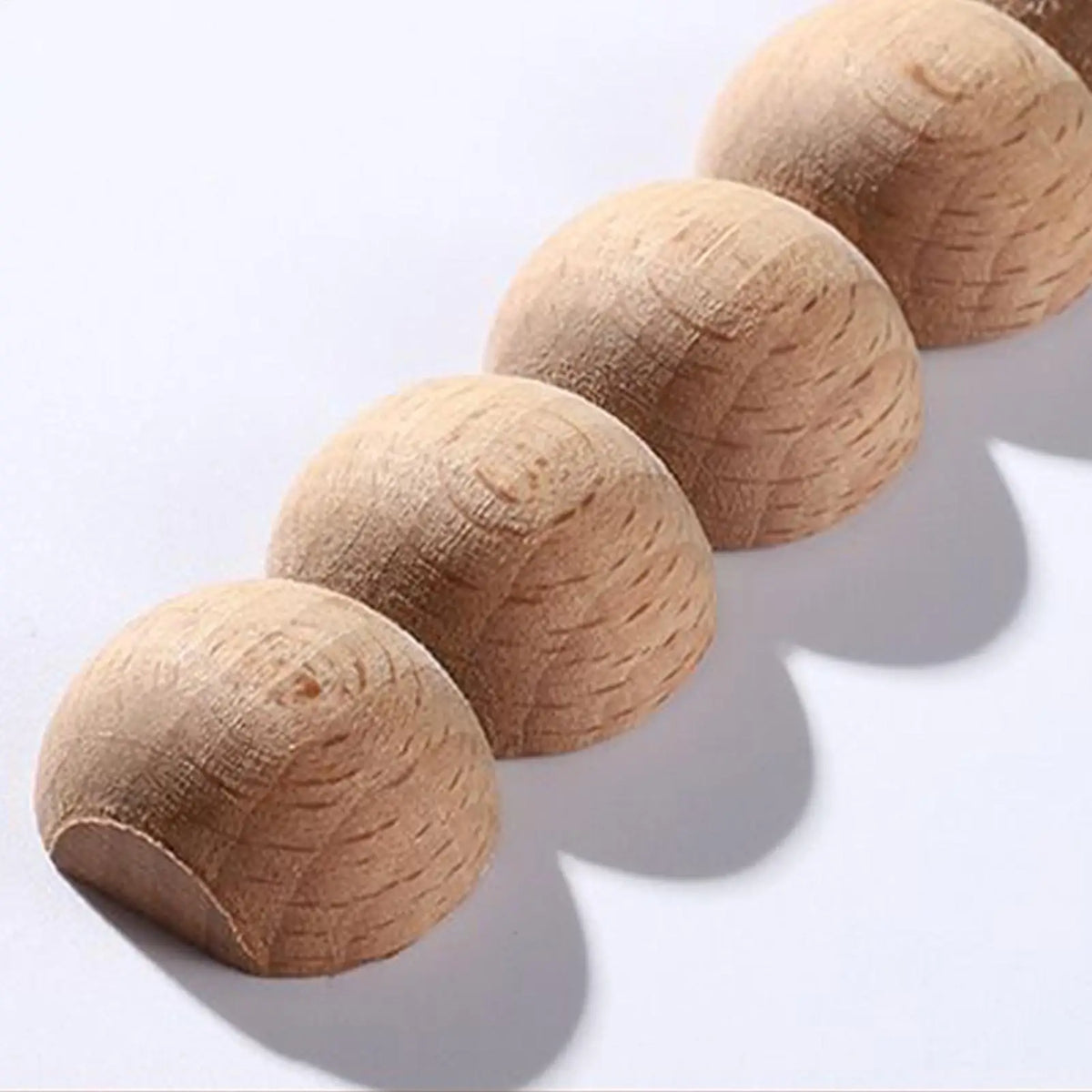 10-Pc Unfinished Beaded Wood Trim Molding 15.75" – Beech