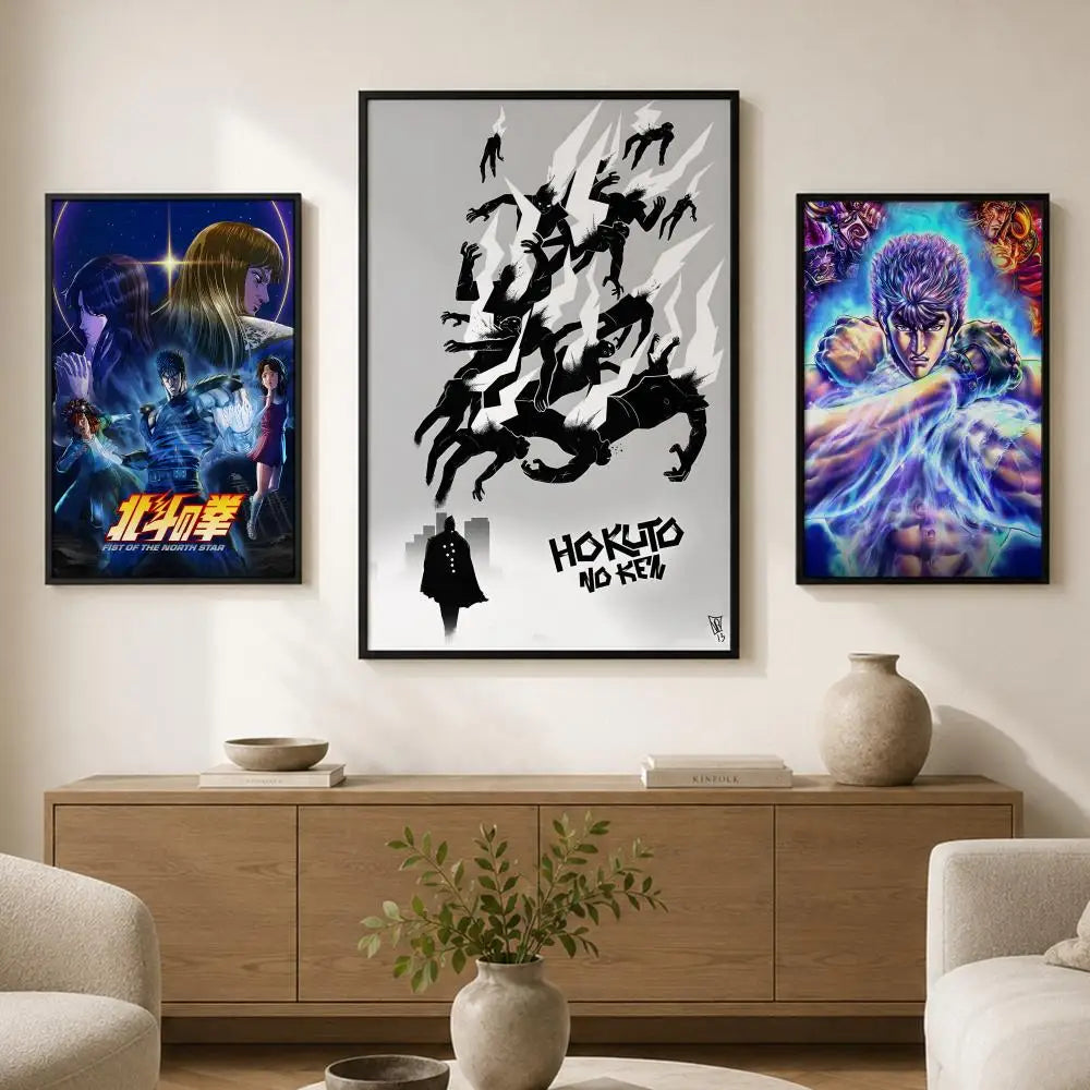 Fist of the North Star Anime Poster – Peel & Stick PVC Wall Art
