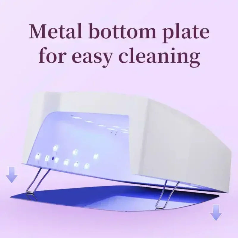72W Cordless UV LED Gel Nail Lamp | Smart Sensor Fast Curing