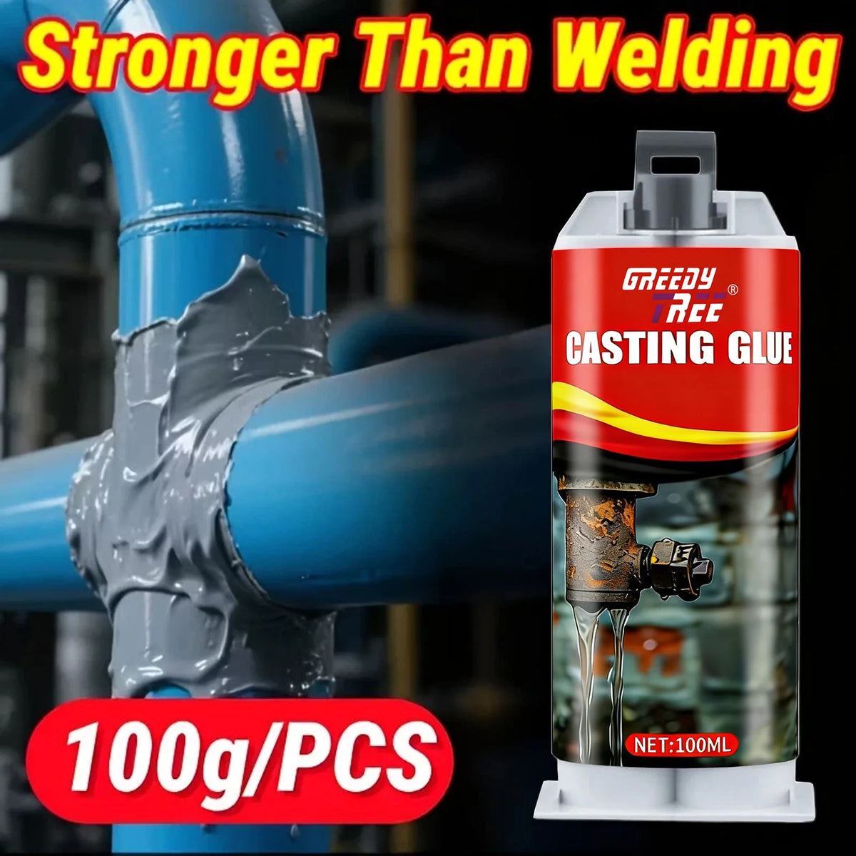 High-Strength Casting Glue Kit – Cracks, Leaks & Auto Repairs