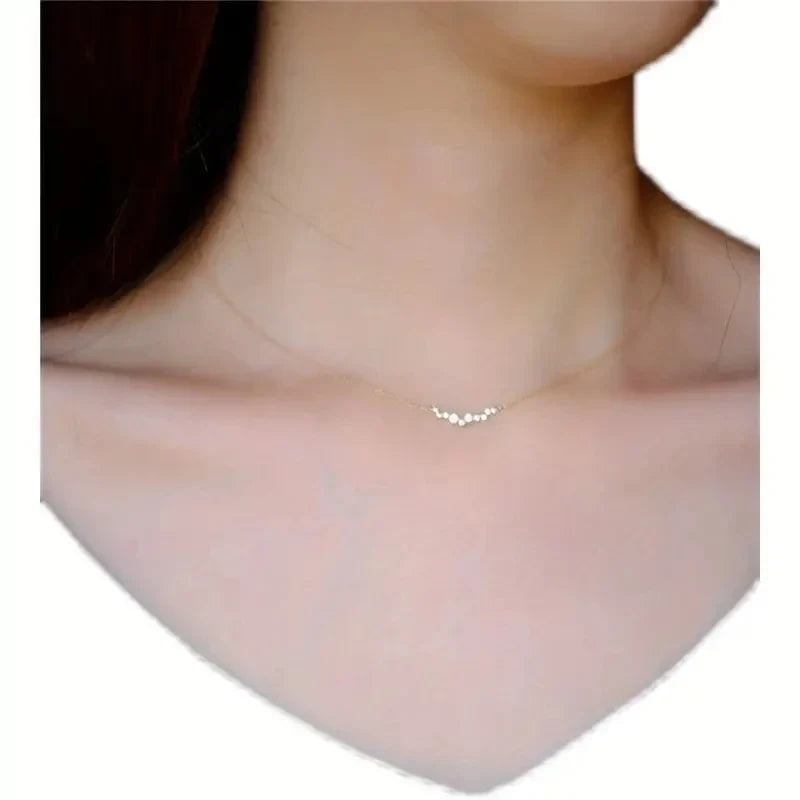 Huitan CZ Pendant Necklace – Cubic Zirconia Party Jewelry