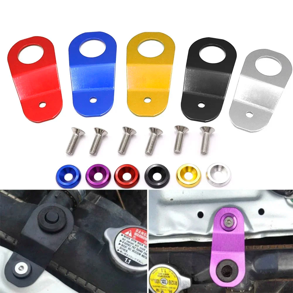 Aluminum Car Radiator Stay Bracket Honda Civic EK 96-00 Racing