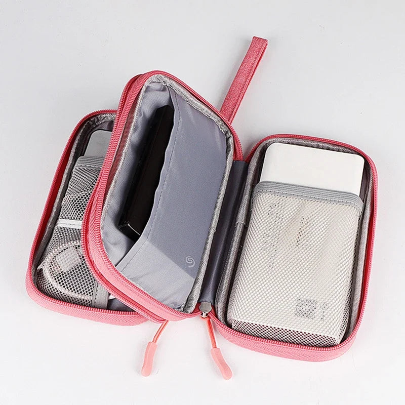 Double-Layer Digital Accessories Storage Bag | Large Capacity